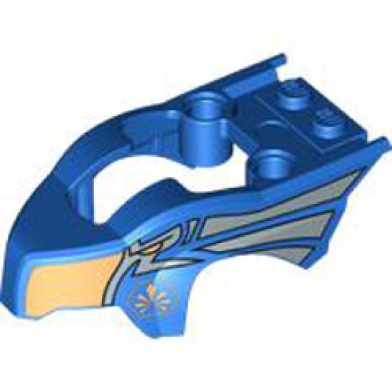 Top Shell Number 2 Diameter 4.85 Number 3 Bright Blue