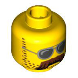 Mini Head Number 1168 Bright Yellow