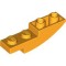Brick 1x4x1 Inverted Bow Flame Yellowish Orange