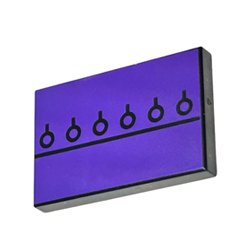 Flat Tile 2x3 Number 83 Black