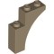 Brick with Bow 1x3x3 Sand Yellow