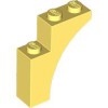 Brick with Bow 1x3x3 Cool Yellow