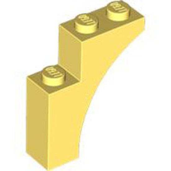 Brick with Bow 1x3x3 Cool Yellow