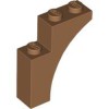 Brick with Bow 1x3x3 Medium Nougat