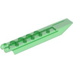 Flap 2x8 Friction / Fork Transparent Green