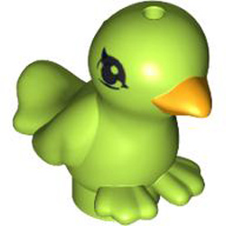 Bird Sparrow Number 4 Bright Yellowish Green