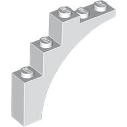 Brick with Bow 1x5x4 White