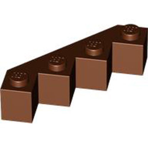 Facet Brick 4x4x1 Reddish Brown