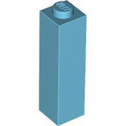 Brick 1x1x3 Medium Azur Brick 1x1x3 Medium Azur