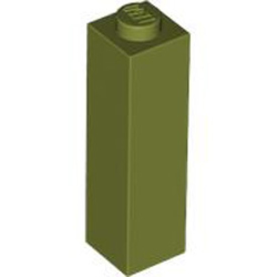 Brick 1x1x3 Olive Green