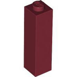 Brick 1x1x3 Dark Red