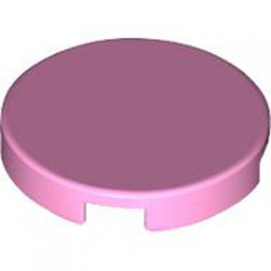 Flat Tile 2x2 Round Light Purple