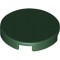 Flat Tile 2x2 Round Earth Green