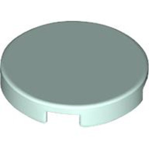 Flat Tile 2x2 Round Aqua