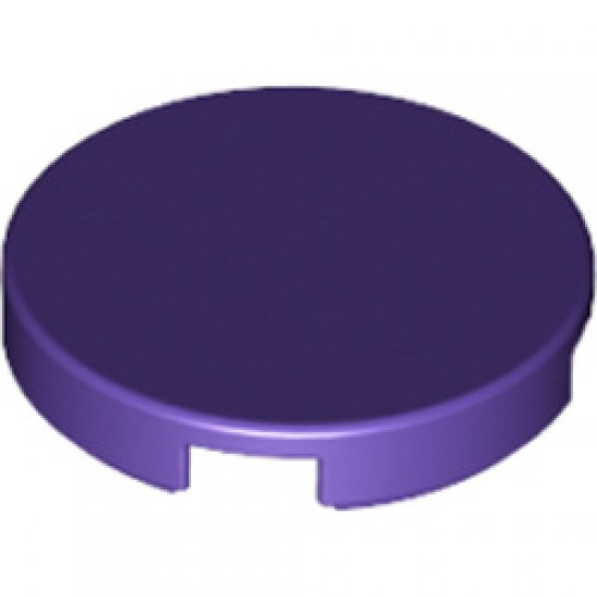 Flat Tile 2x2 Round Medium Lilac