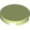 Flat Tile 2x2 Round Spring Yellowish Green
