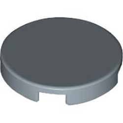 Flat Tile 2x2 Round Sand Blue