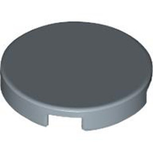 Flat Tile 2x2 Round Sand Blue