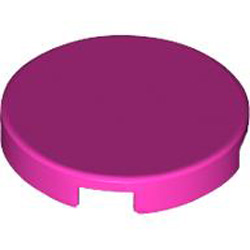 Flat Tile 2x2 Round Bright Purple