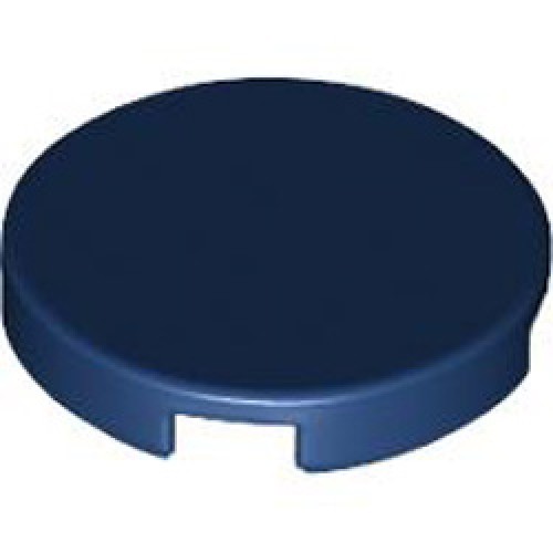 Flat Tile 2x2 Round Earth Blue