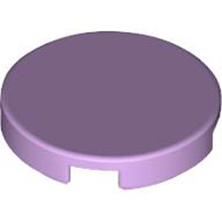 Flat Tile 2x2 Round Lavender