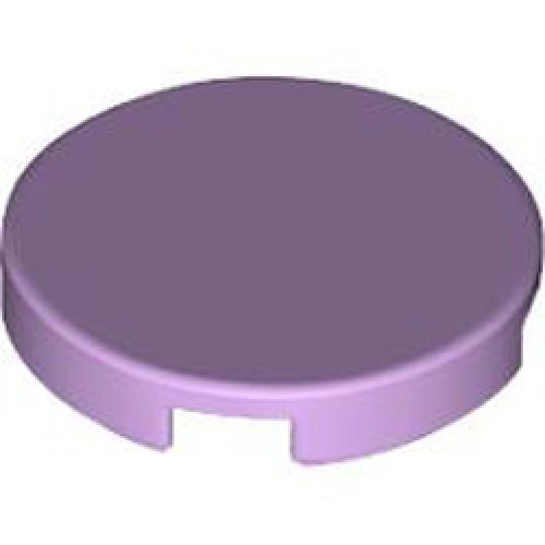 Flat Tile 2x2 Round Lavender