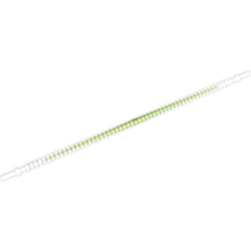 Flexhose 19M with 3.18 Stick Transparent with Inner Bright Green
