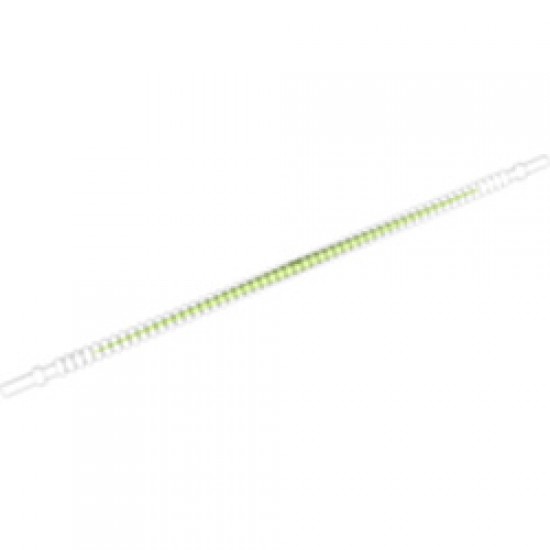 Flexhose 19M with 3.18 Stick Transparent White (Clear) with Inner Bright Green