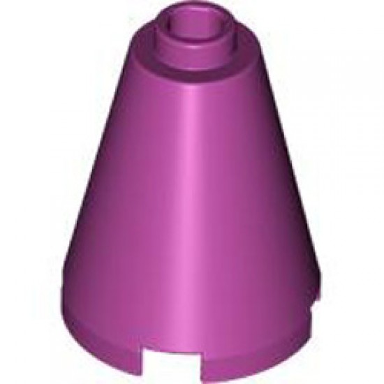 Nose Cone 2x2x2 Bright Reddish Violet