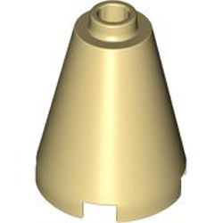 Nose Cone 2x2x2 Brick Yellow