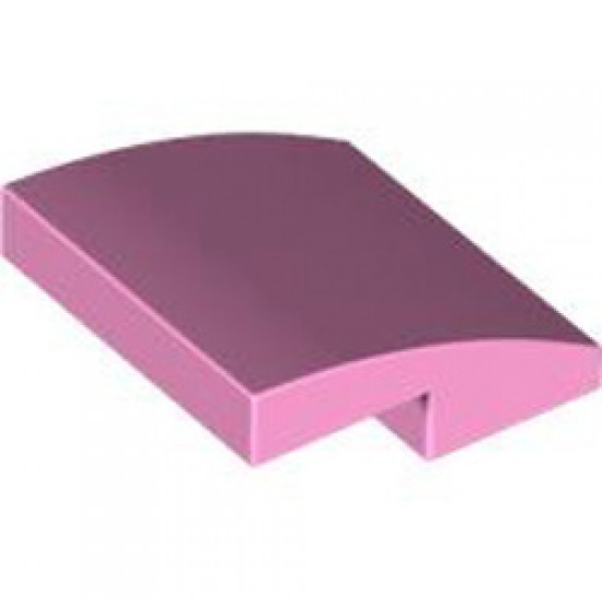 Plate with Bow 2x2x2/3 Light Purple