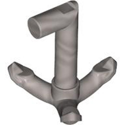 3-Hook with Angle Shaft Diameter 3.2 Silver Metallic