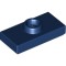 Plate 1x2 with 1 Knob Earth Blue