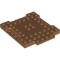 Plate 8x8x6.4, 3 Cut Out and 1 Wing Medium Nougat