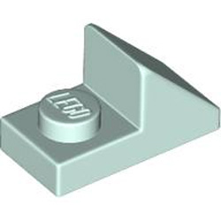 Roof Tile 1x2 45 Degree with 1/3 Plate Aqua