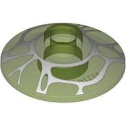 Parabolic Element Diameter 16 Number 3 Transparent Bright Green