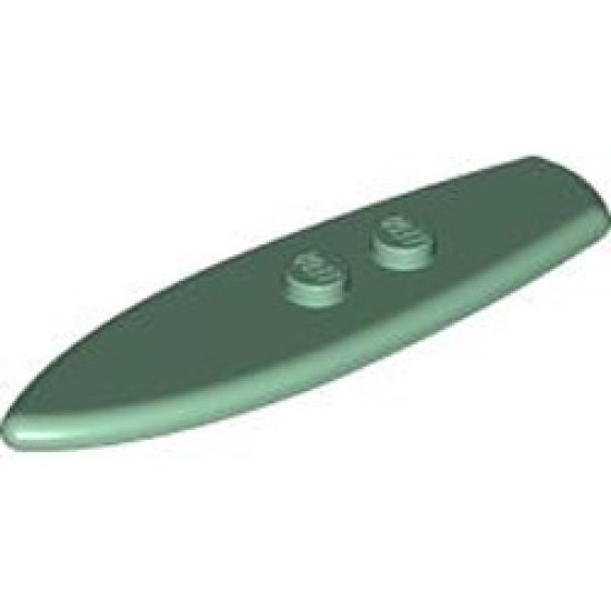 Surf Board with Knob Sand Green