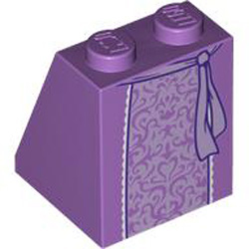 Roof Tile 2x2x2/65 Degree Number 27 Medium Lavender