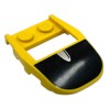 Cockpit 3x4x2/3 with Black Windshield Bright Yellow