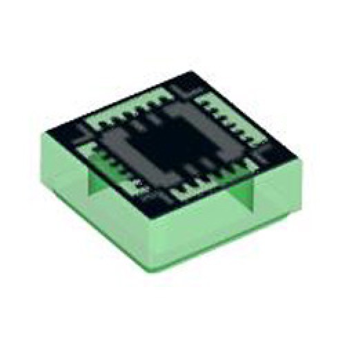 Flat Tile 1x1 Number 1 Transparent Green Flat Tile 1x1 Number 1 Transparent Green