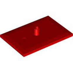 Bogie Plate 4x6 Bright Red Bogie Plate 4x6 Bright Red