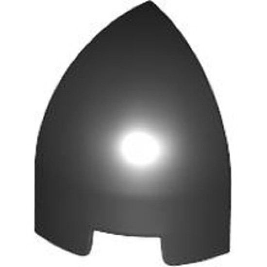 1/4 Sphere 1x1x1 1/3 Black