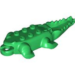 Crocodile 4x9 Body Dark Green