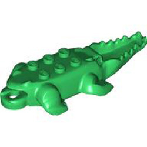 Crocodile 4x9 Body Dark Green