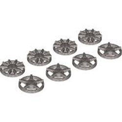 Hub Cab Diameter 15 Number 1 Silver Metallic