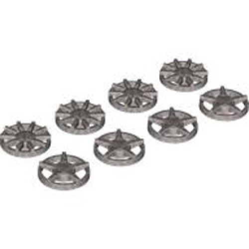 Hub Cab Diameter 15 Number 1 Silver Metallic