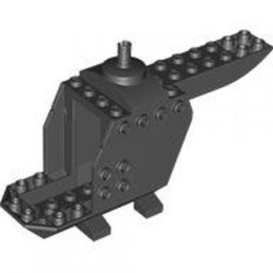 Helicopter 4x14x5 Assembly Black