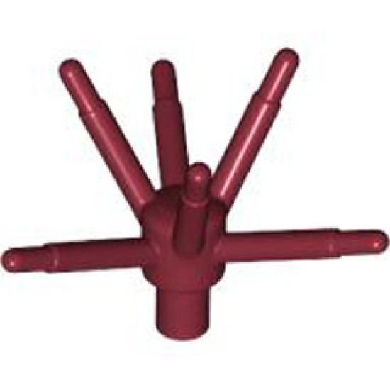 Stalk with 1.5 Shaft and 3.2 Shaft Dark Red