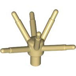 Stalk with 1.5 Shaft and 3.2 Shaft Brick Yellow