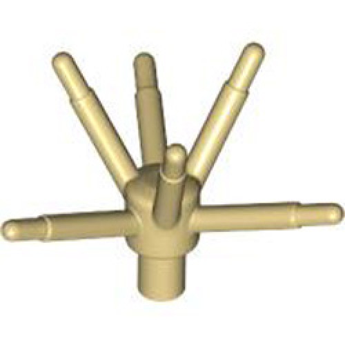 Stalk with 1.5 Shaft and 3.2 Shaft Brick Yellow